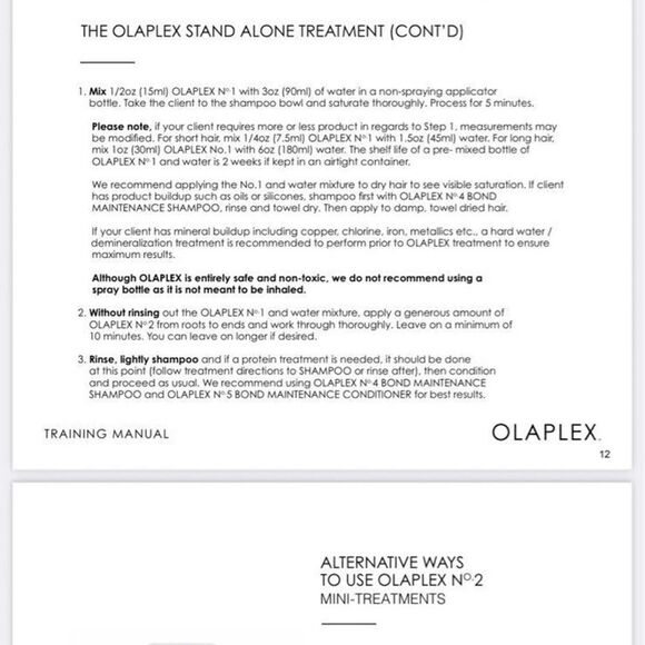1 Oz/30 Ml Olaplex No. 1 Bond Multiplier *Repackaged* - Picture 5 of 6